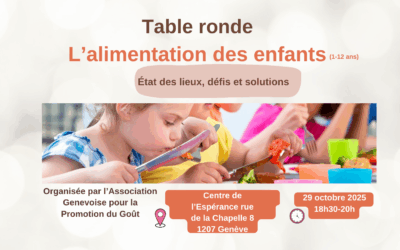 Table ronde – L’alimentation des enfants